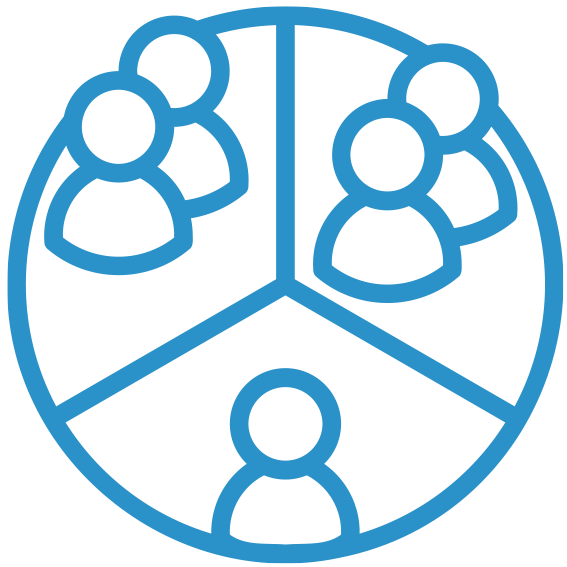 CustomerAndMarketSegm user graph icon